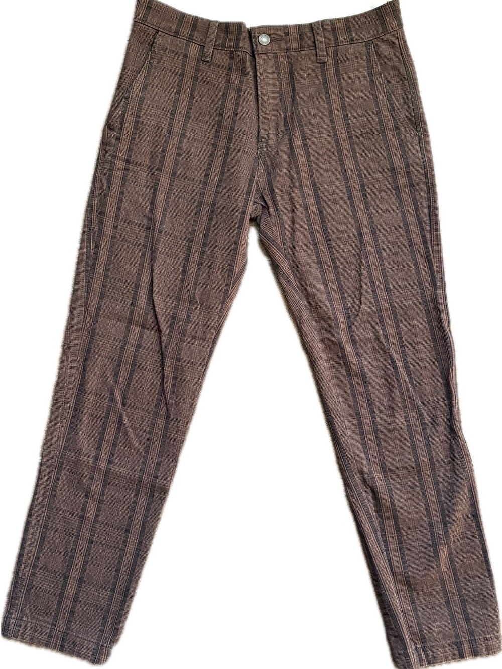 Levi’s Brown Plaid Chino Pants